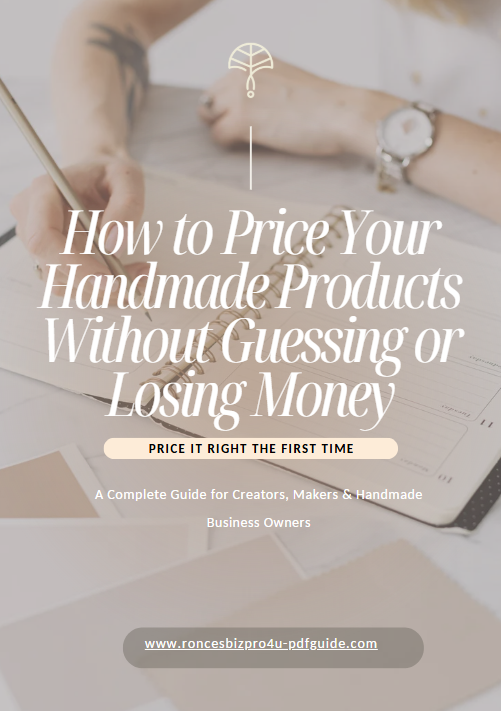 How to Price Your Handmade Products Without Guessing or Losing Money